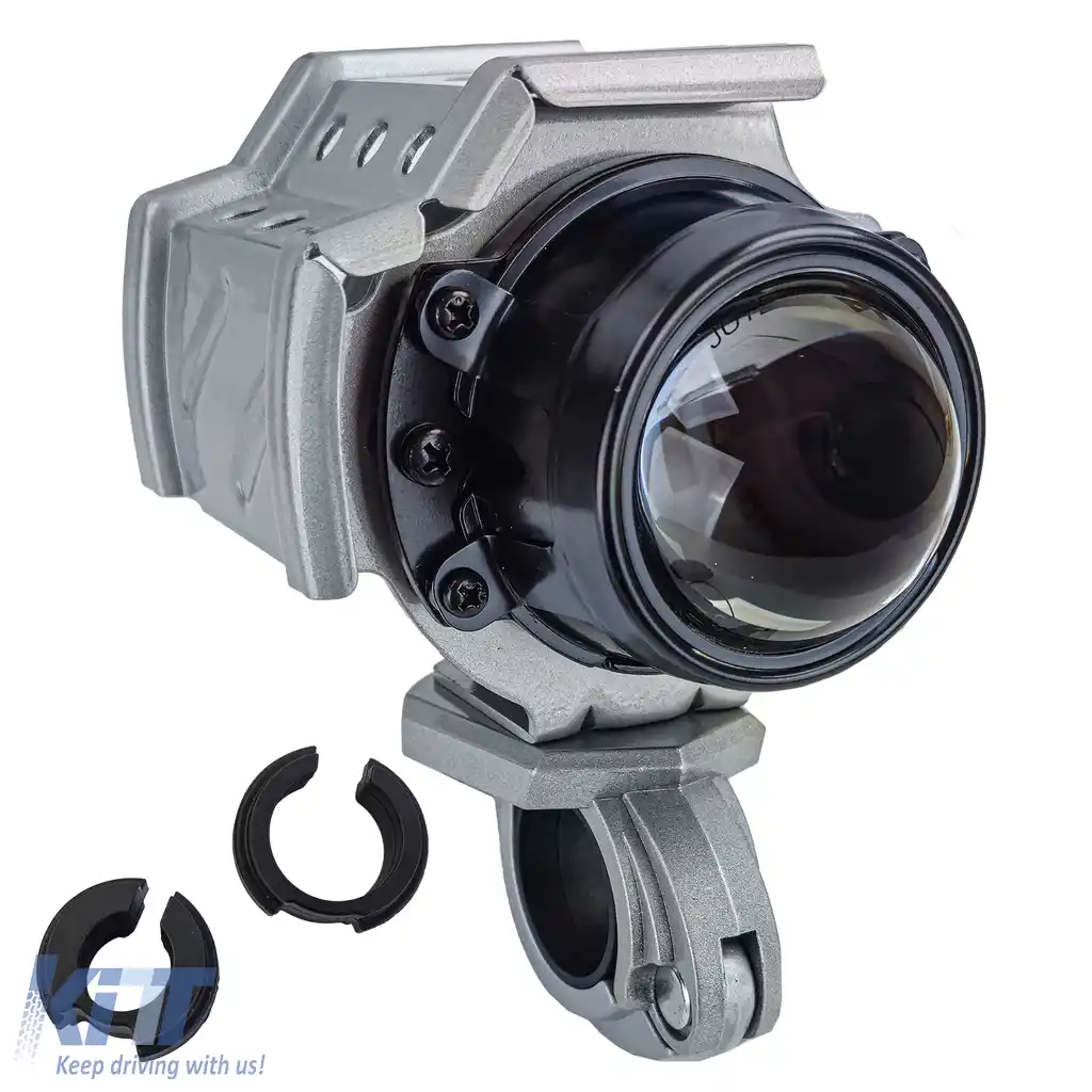 Far auxiliar proiectoare H1 universal pentru motocicletă, lampa de conducere dreapta