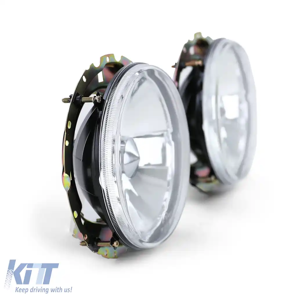 Far cu sticlă clară H4 cromat, potrivit pentru VW LT 28 35 40 45 75-85-image-6195486