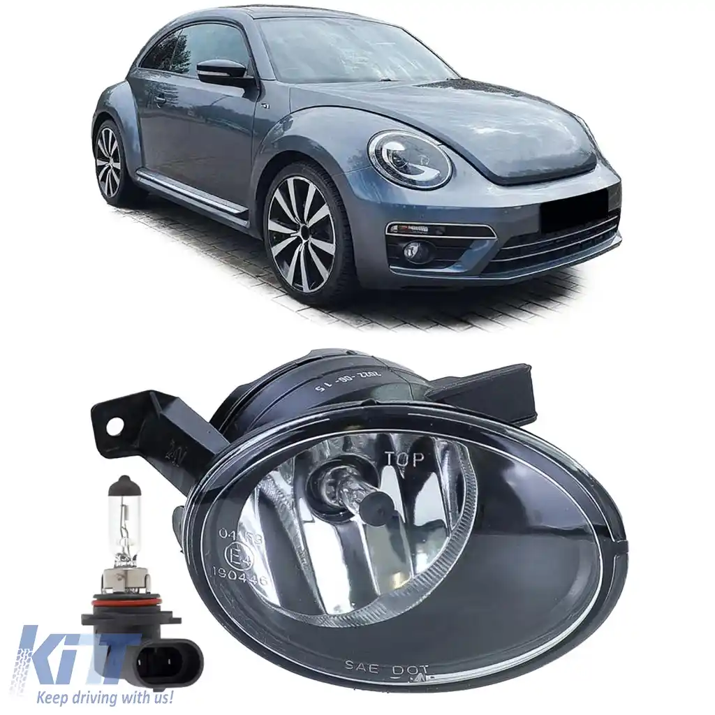 Far de ceata HB4 dreapta, potrivit pentru VW Beetle 5C din 11, Caddy 3 2K 10-15, Eos 10-15