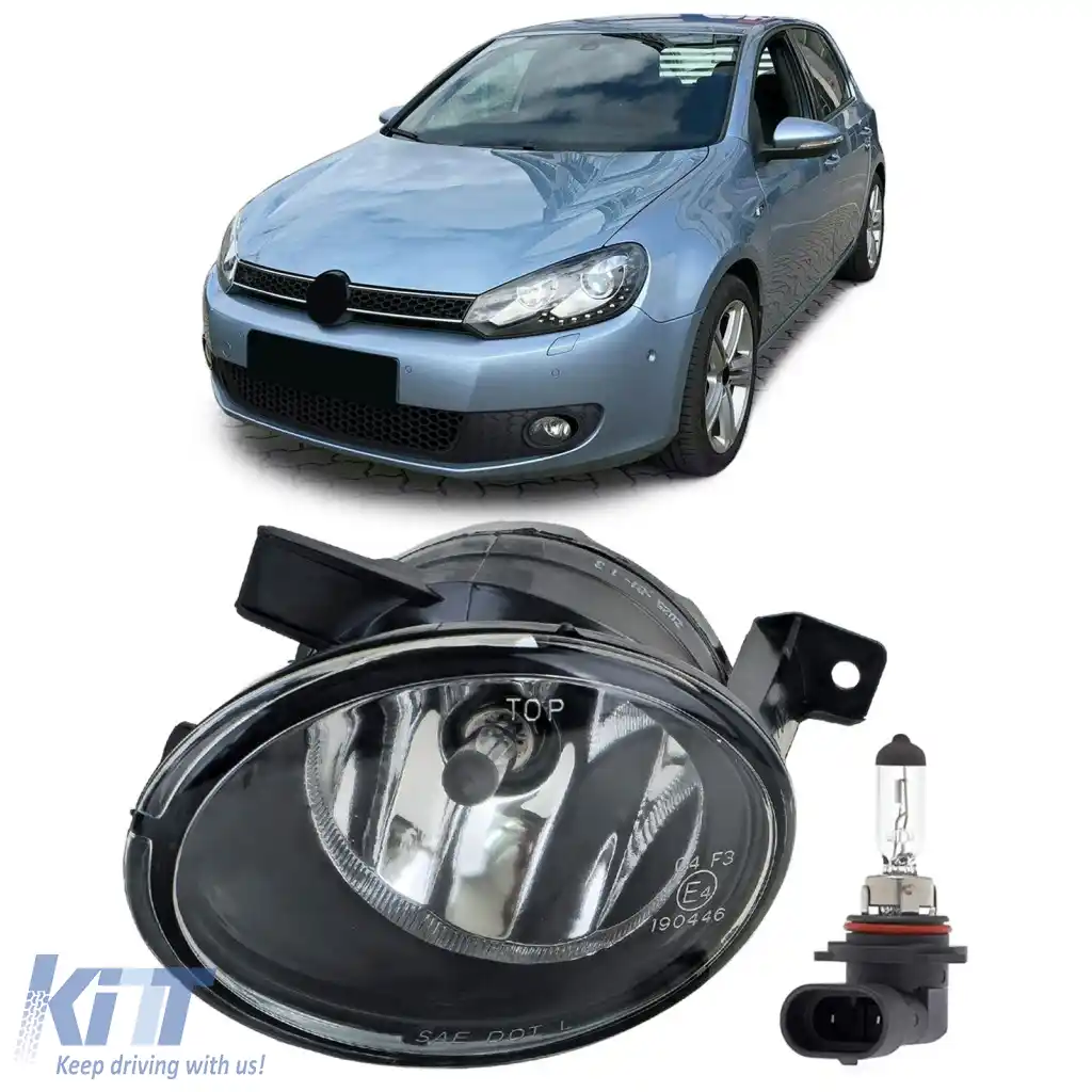 Far de ceata HB4 stânga potrivit pentru VW Golf 6 VI Caddy 3 Jetta 4 Tiguan Eos Touran