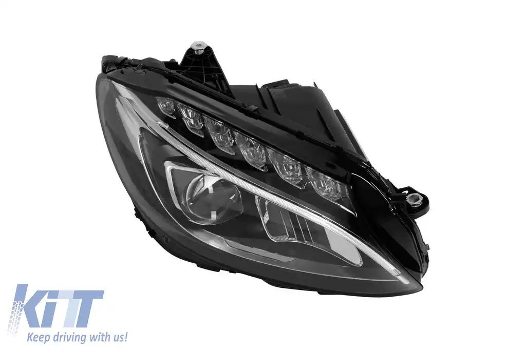 Far drept LED static potrivit pentru Mercedes C-class W205 sedan, S205 break 2014-2018-image-6256936