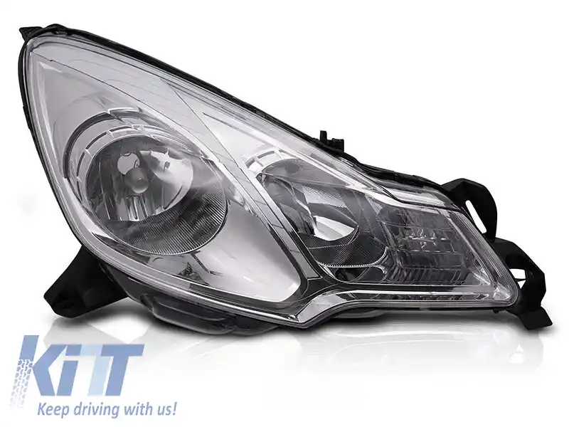 Far drept reflector potrivit pentru Citroen C3 2009-2012 cu bază cromată