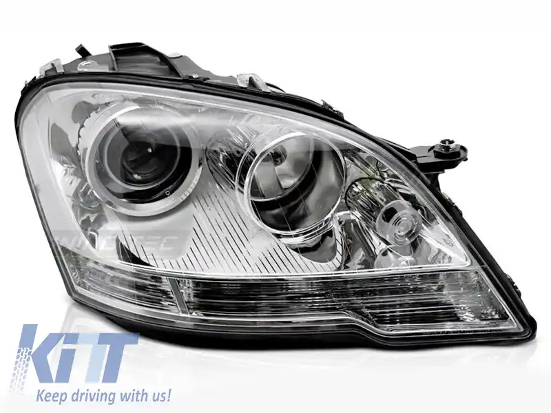 Far drept reflector potrivit pentru Mercedes ML W164 2009-2011 cu bază cromată
