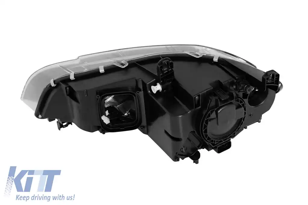 Far drept Xenon adaptiv potrivit pentru BMW X5 E70 LCI 2011-2013 cu bază neagră-image-6256899