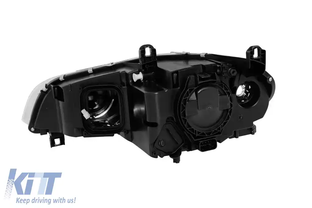 Far drept Xenon adaptiv potrivit pentru BMW X5 E70 LCI 2011-2013 cu bază neagră-image-6256900