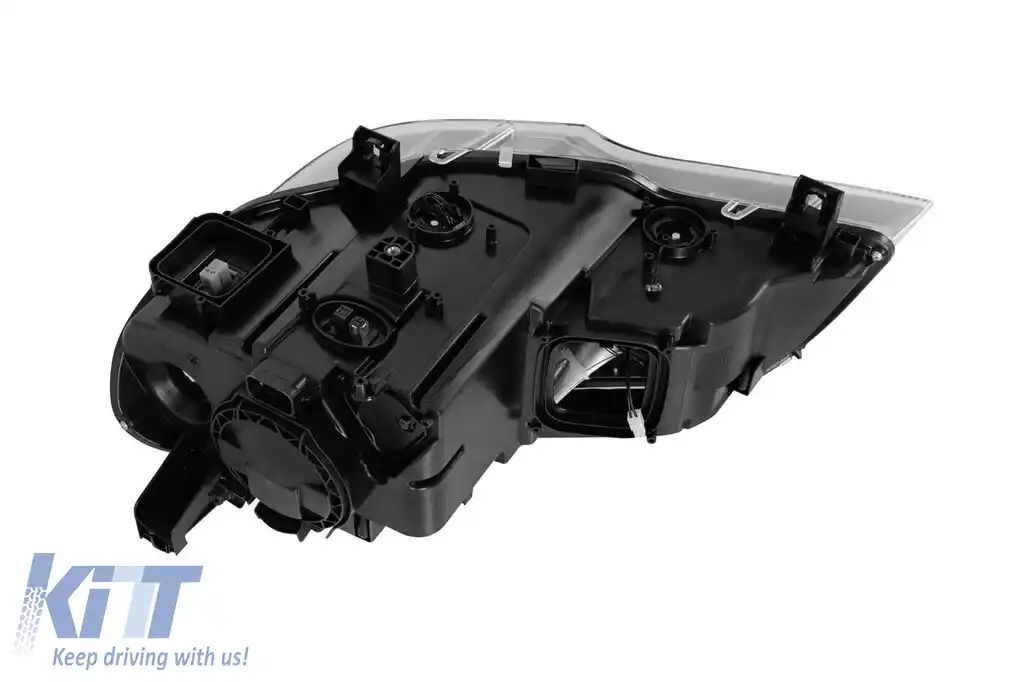 Far drept Xenon adaptiv potrivit pentru BMW X5 E70 LCI 2011-2013 cu bază neagră-image-6256901
