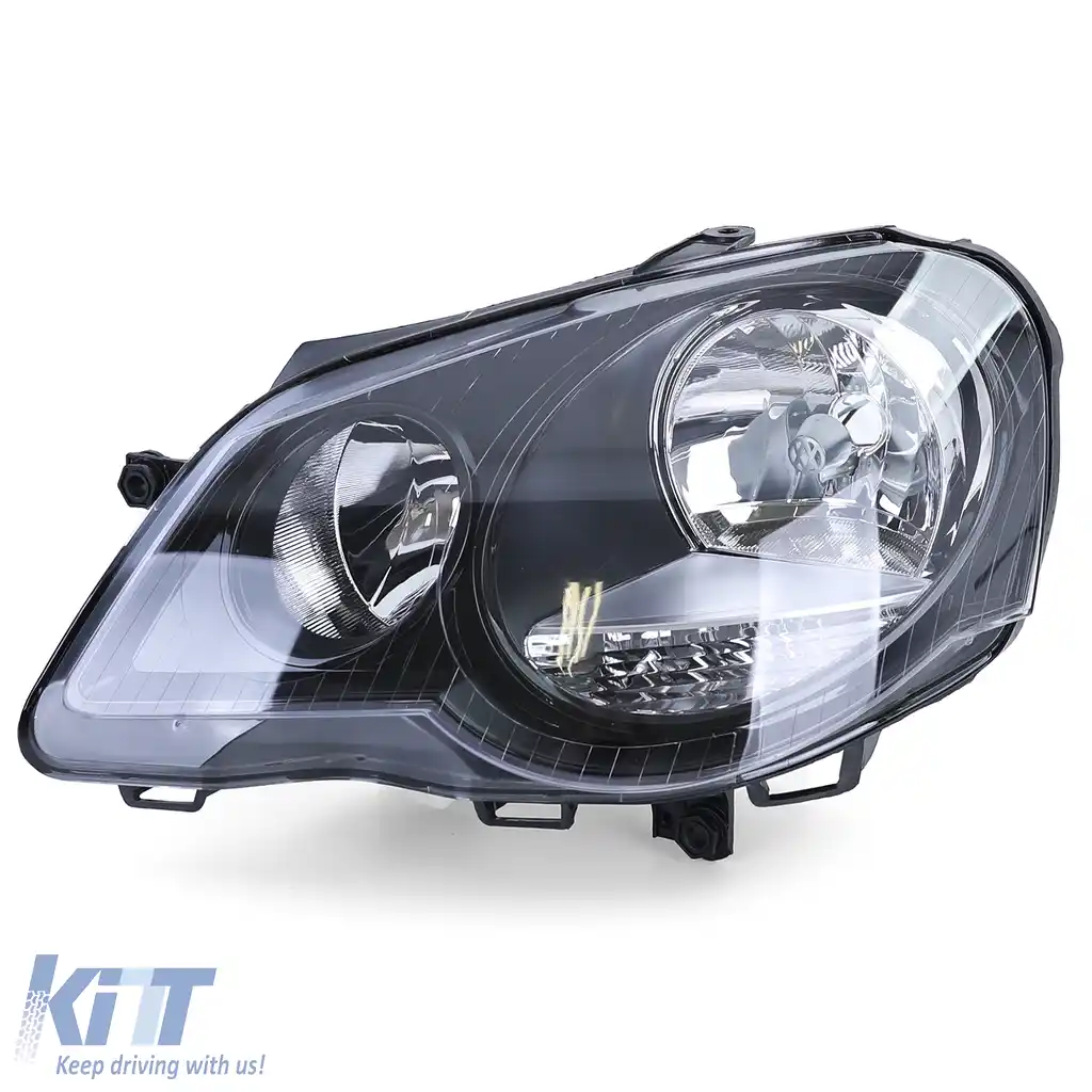 Far GTI Cup Negru Stânga potrivit pentru VW Polo 9N3 2005-2009