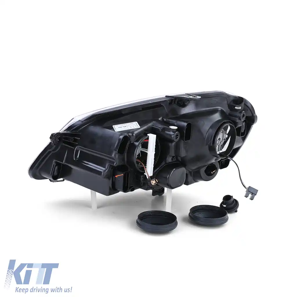 Far H7 H1 cu motor LWR dreapta, potrivit pentru VW Polo 9N3 2005-2009-image-6211304