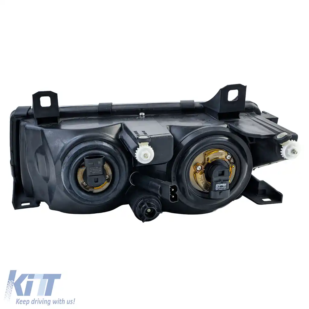 Far HELLA dreapta 1AJ007143-101 HB3/HB4 potrivit pentru BMW E36 Compact 1993-2000-image-6210455
