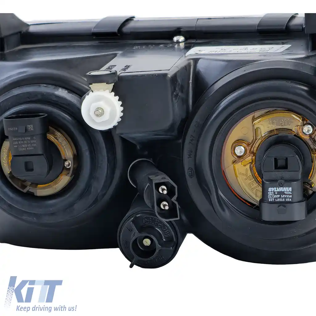 Far HELLA dreapta 1AJ007143-101 HB3/HB4 potrivit pentru BMW E36 Compact 1993-2000-image-6210456