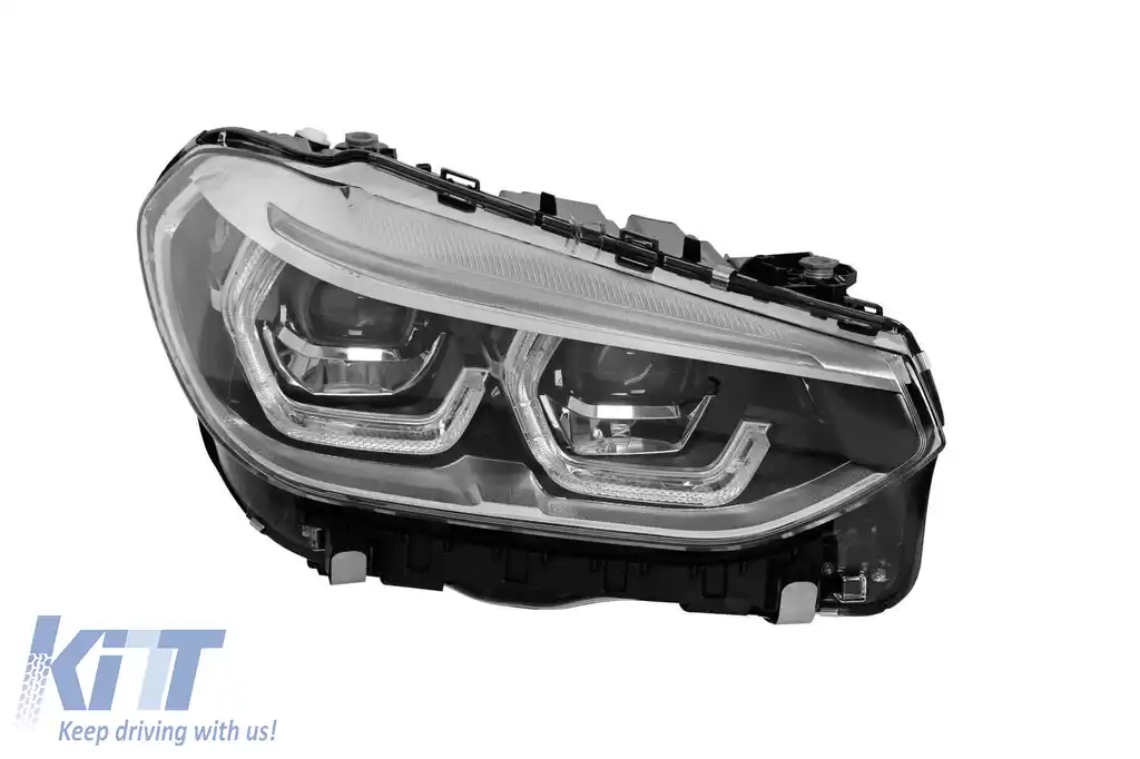 Far LED adaptiv drept pentru BMW X3 G01 2017-2020 cu bază neagră