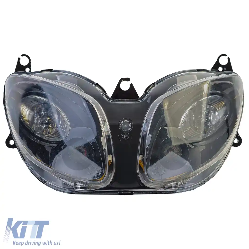 Far negru aprobat E Nou, potrivit pentru Yamaha XP 500 TMAX 2001-2007