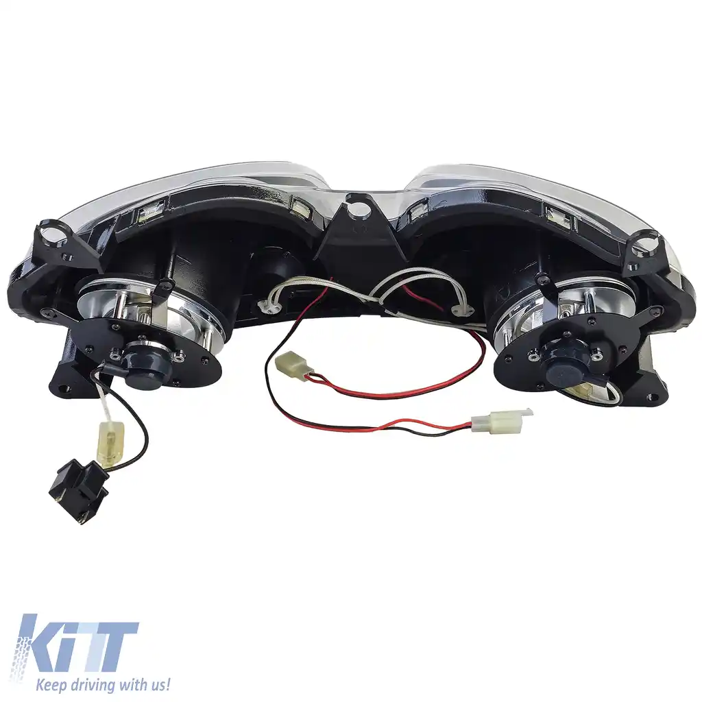 Far negru aprobat E Nou, potrivit pentru Yamaha XP 500 TMAX 2001-2007-image-6259074