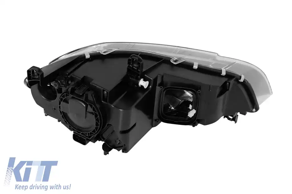 Far stâng adaptiv Xenon potrivit pentru BMW X5 E70 LCI 2011-2013 cu bază neagră-image-6256893