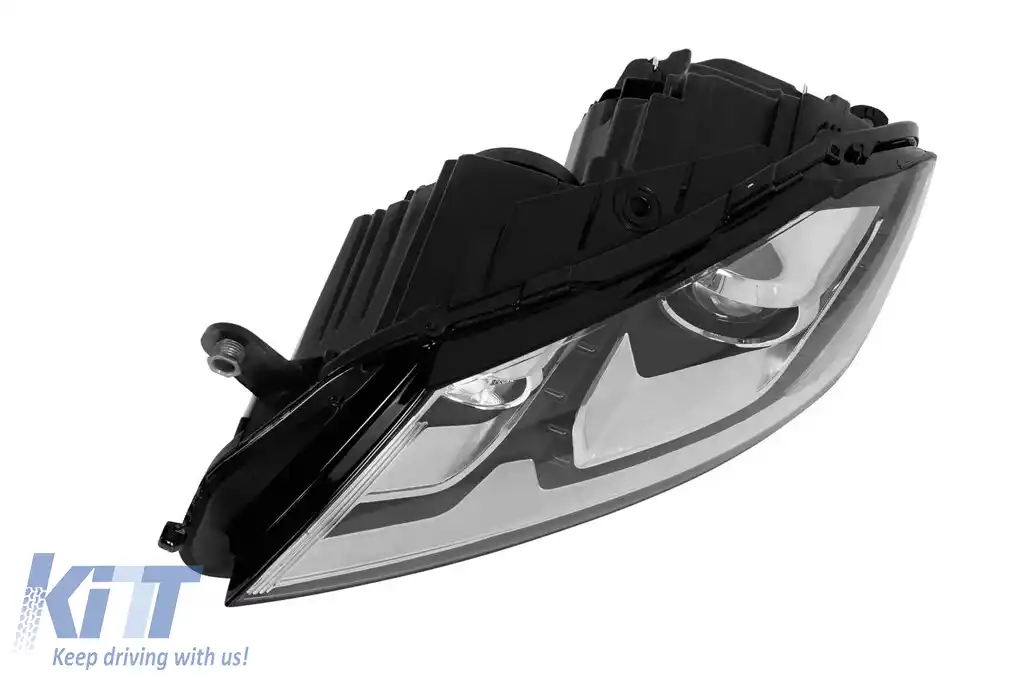 Far stâng adaptiv Xenon potrivit pentru Volkswagen Passat B7 sedan, break 2010-2014 cu bază crom/neagră-image-6256832