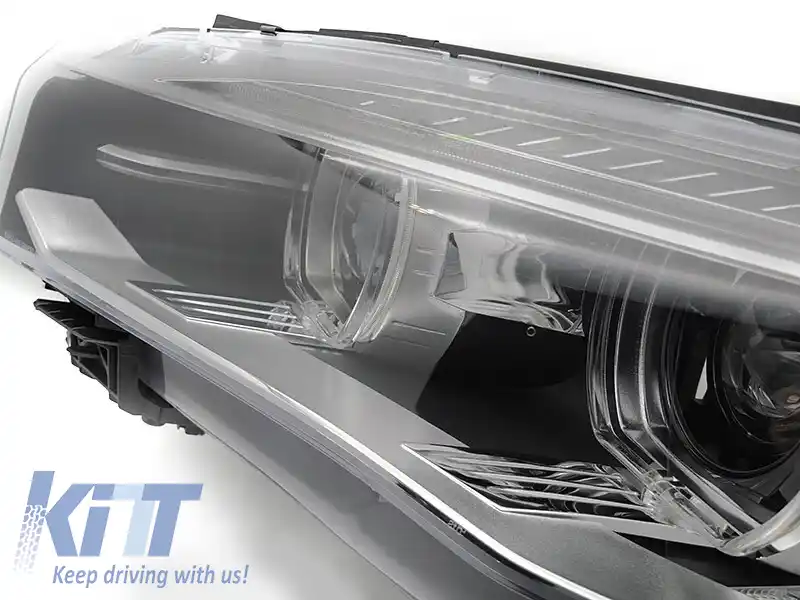 Far stâng cu xenon potrivit pentru BMW X5 F15 2013-2018, cu bază cromată-image-6145369