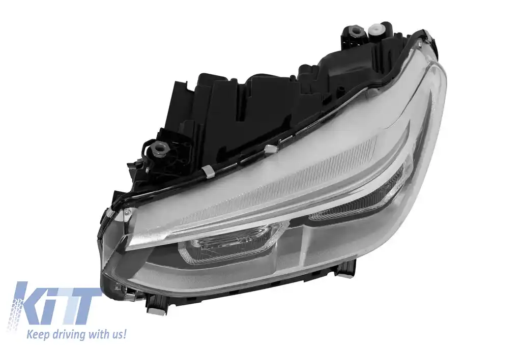 Far stâng LED adaptiv potrivit pentru BMW X3 G01 2017-2020 cu bază neagră-image-6256880