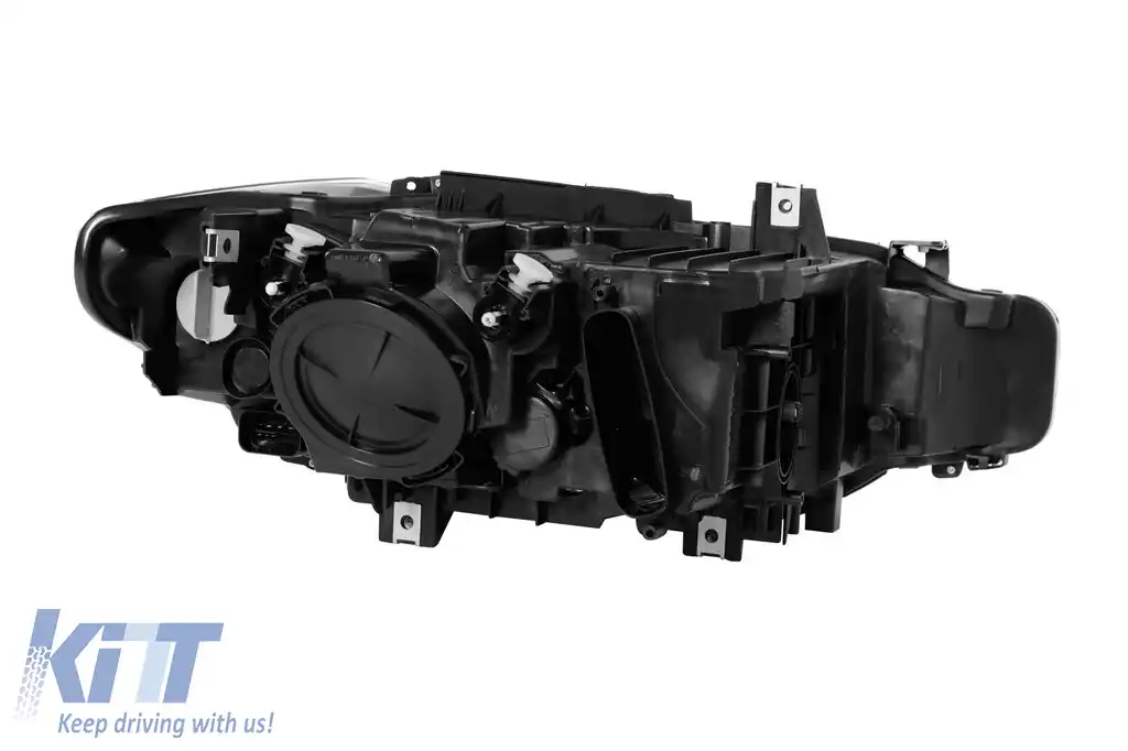 Far stâng xenon potrivit pentru BMW Seria 3 F30 sedan, F31 break 2011-2015 cu bază cromată-image-6256802