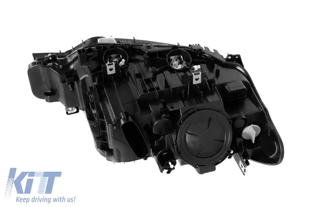 Far stâng xenon potrivit pentru BMW Seria 3 F30 sedan, F31 break 2011-2015 cu bază cromată-image-6256803