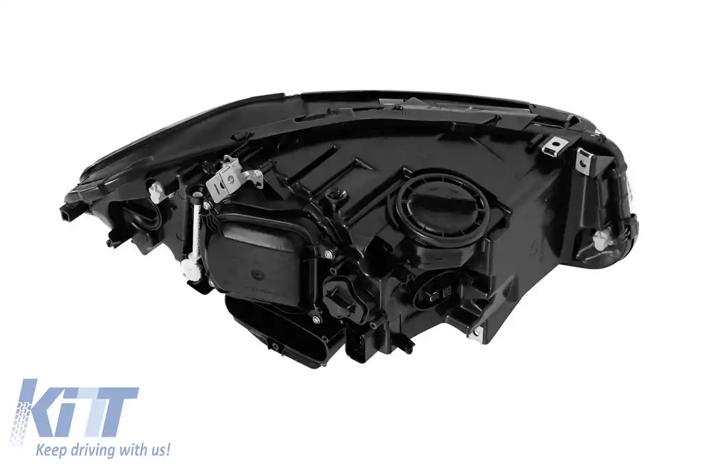 Far stâng xenon potrivit pentru BMW Seria 5 F10 sedan, F11 break 2014-2017 cu bază neagră-image-6256869