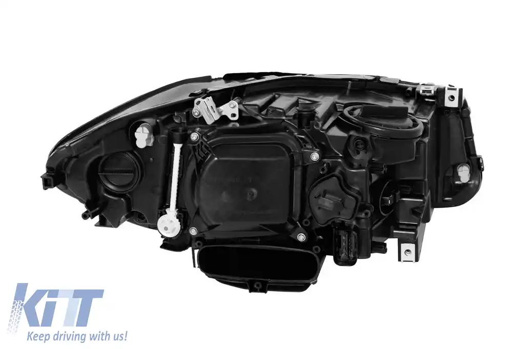 Far stâng xenon potrivit pentru BMW Seria 5 F10 sedan, F11 break 2014-2017 cu bază neagră-image-6256870