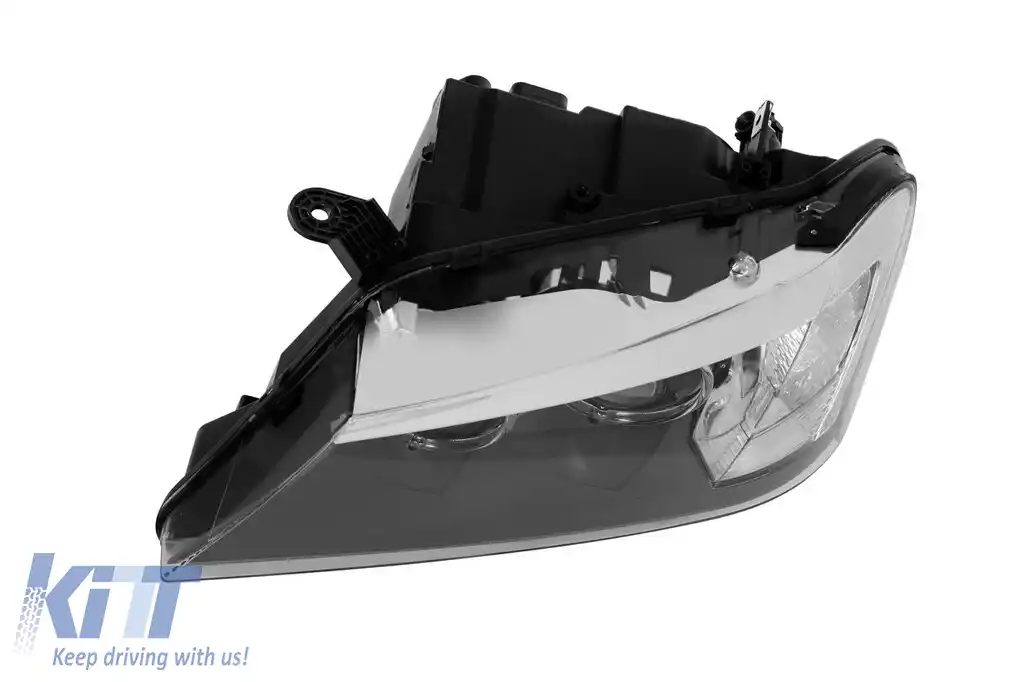 Far stâng xenon potrivit pentru BMW X3 F25 2010-2013 cu bază neagră-image-6256844