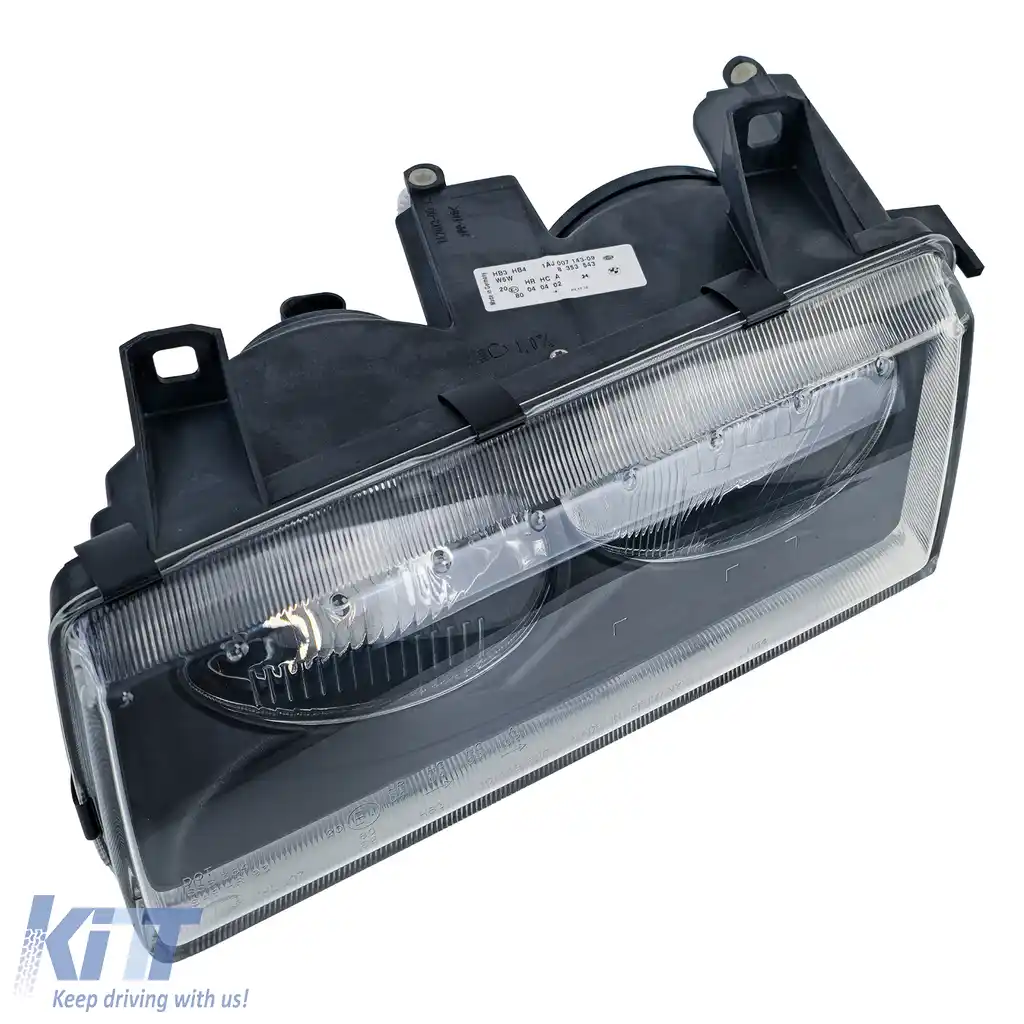 Far stânga HELLA 1AJ007143-091 HB3/HB4 potrivit pentru BMW E36 Compact 1993-2000-image-6209164