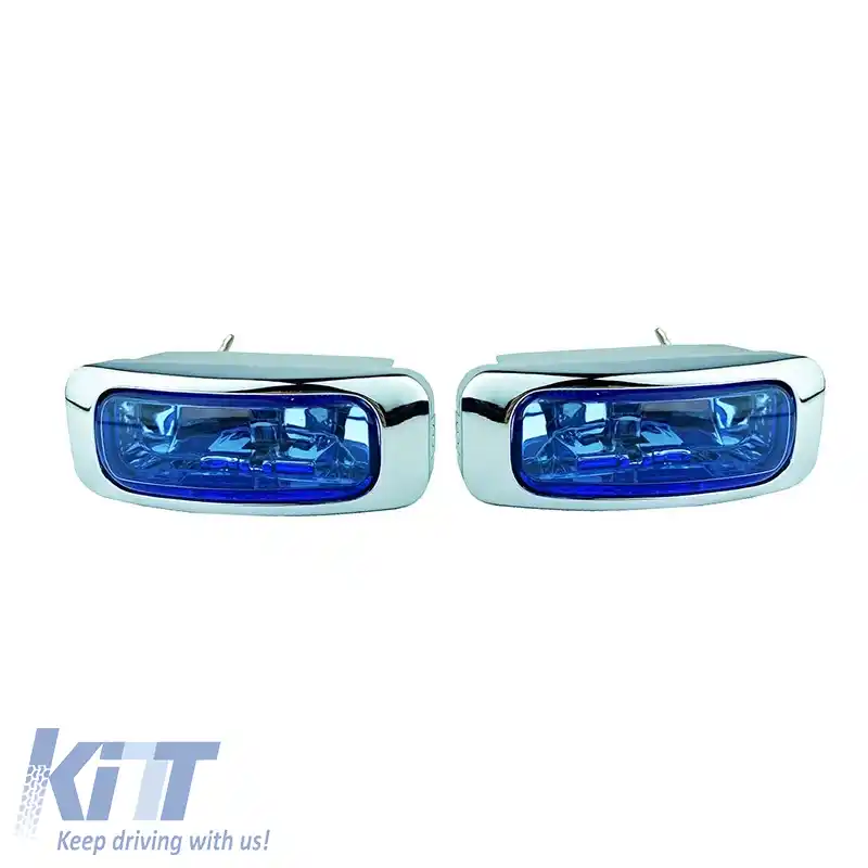 Far Universal 125x46mm H3 12V 55W LA-1100 16031 Albastru/Chrome 2 Buc.-image-6306041