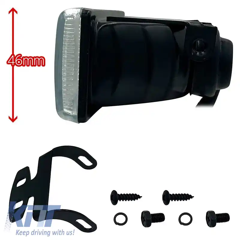 Far Universal 126x46mm H3 12 Volți 55 Watt LA-V127 Alb 2 Buc.-image-6306144