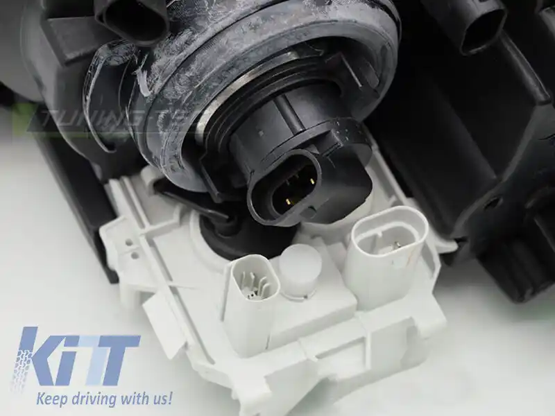 Far xenon drept potrivit pentru BMW Seria 3 E46 sedan, break 2001-2005 cu bază neagră-image-6145360