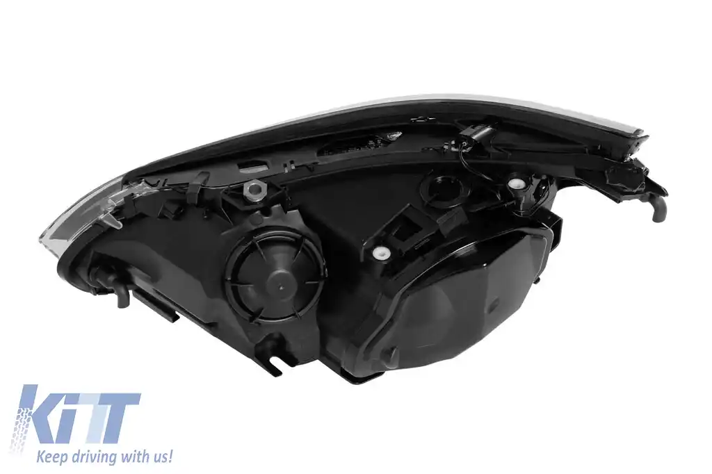Far xenon drept potrivit pentru BMW Seria 5 E60 sedan, E61 break 2008-2010 cu bază neagră-image-6256814