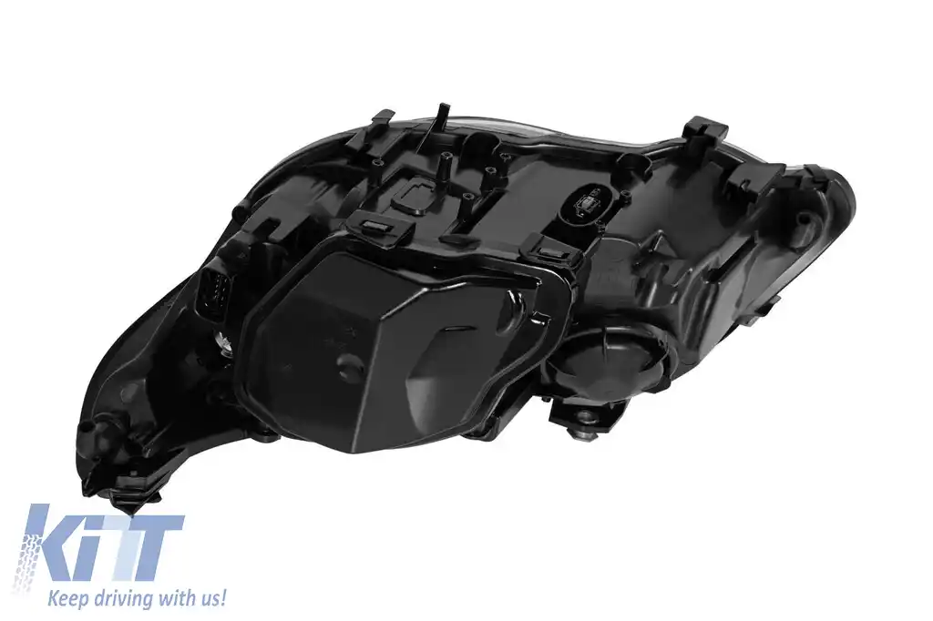Far xenon drept potrivit pentru BMW Seria 5 E60 sedan, E61 break 2008-2010 cu bază neagră-image-6256816