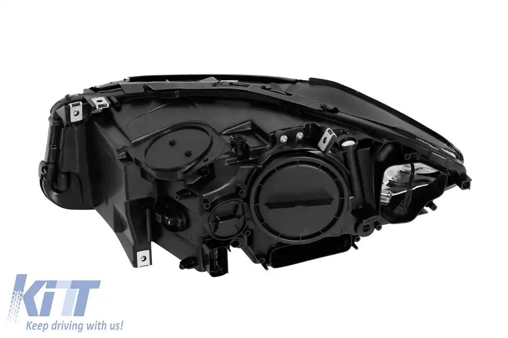 Far xenon drept potrivit pentru BMW Seria 5 F10 sedan, F11 break 2010-2013 cu bază neagră-image-6256827