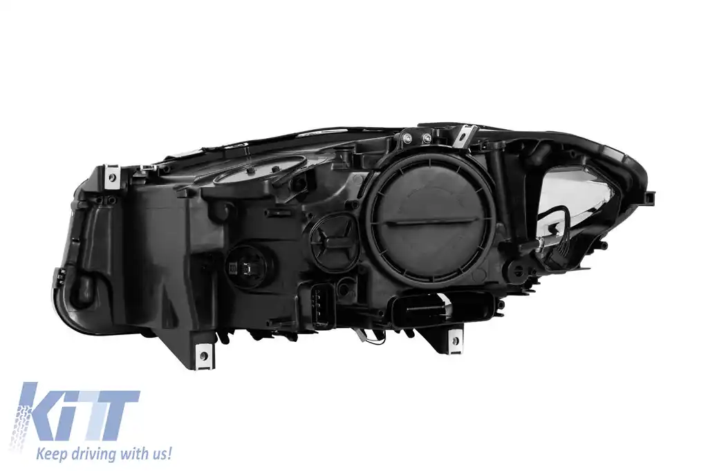 Far xenon drept potrivit pentru BMW Seria 5 F10 sedan, F11 break 2010-2013 cu bază neagră-image-6256828