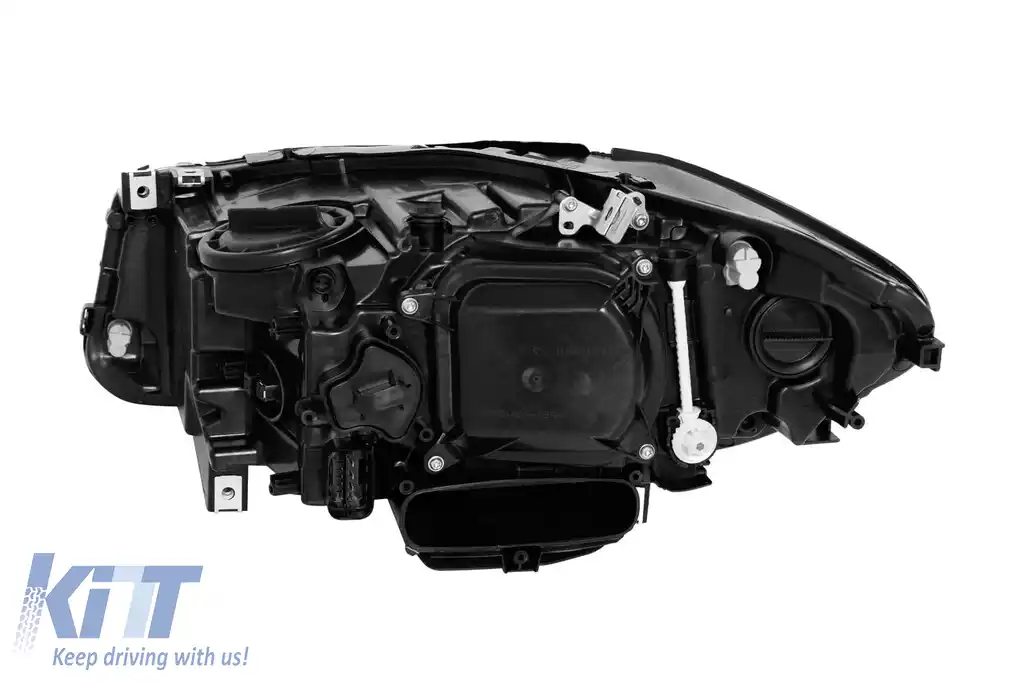 Far xenon drept potrivit pentru BMW Seria 5 F10 sedan, F11 break 2014-2017 cu bază neagră-image-6256876