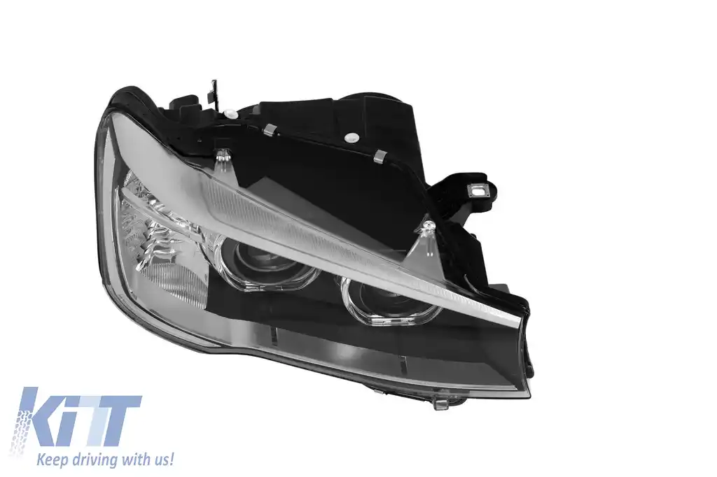 Far xenon drept potrivit pentru BMW X3 F25 LCI 2014-2017 cu bază neagră-image-6256861