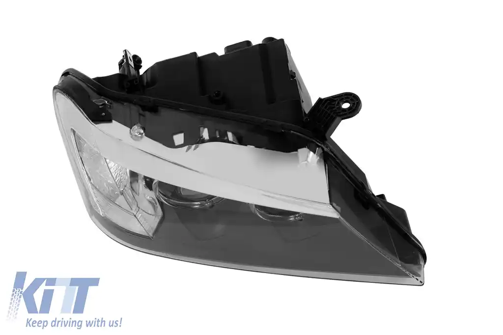 Far xenon drept potrivit pentru BMW X3 F25 2010-2013 cu bază neagră-image-6256850