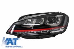 Faruri 3D LED compatibil cu VW Golf 7 VII (2012-2017) R20 GTI Design Semnal Dinamic LED-image-6004298