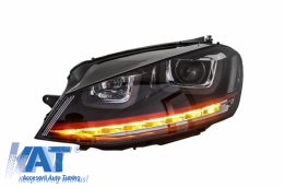 Faruri 3D LED compatibil cu VW Golf 7 VII (2012-2017) R20 GTI Design Semnal Dinamic LED-image-6004301