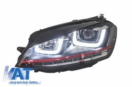 Faruri 3D LED compatibil cu VW Golf 7 VII (2012-2017) R20 GTI Design Semnal Dinamic LED-image-6004302
