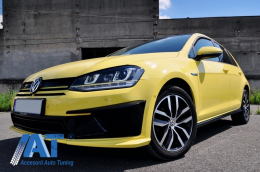 Faruri 3D LED compatibil cu VW Golf 7 VII (2012-2017) R400 Design Semnalilzare Dinamica-image-6010737