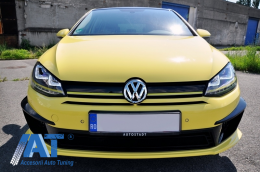 Faruri 3D LED compatibil cu VW Golf 7 VII (2012-2017) R400 Design Semnalilzare Dinamica-image-6010738