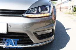 Faruri 3D LED compatibil cu VW Golf VII (2012-2017) R-Line LED Turn Light-image-6017867