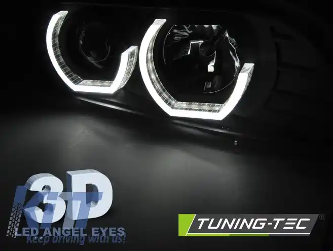 FARURI ANGEL EYES 3D NEGRE potrivite pentru BMW E39 09.95-06.03-image-6266509