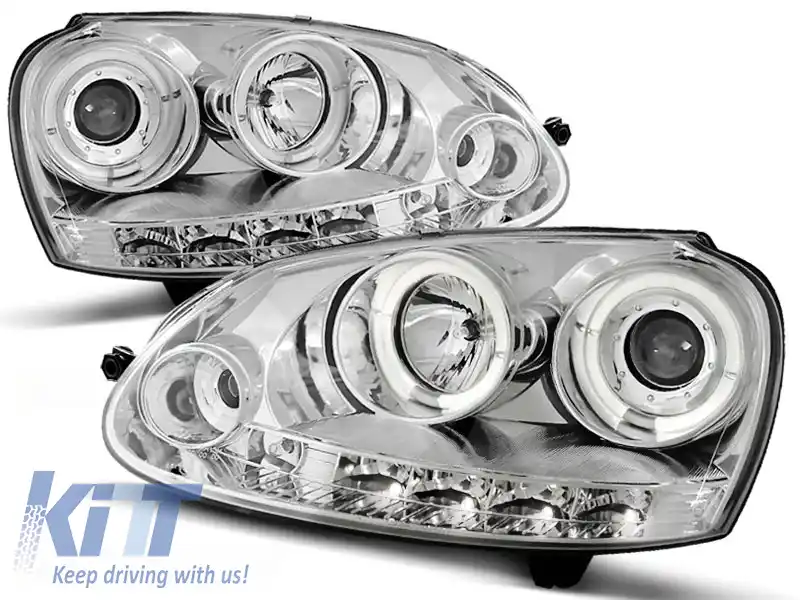 image-15-FARURI ANGEL EYES CHROME potrivite pentru VW GOLF 5 10.03-09