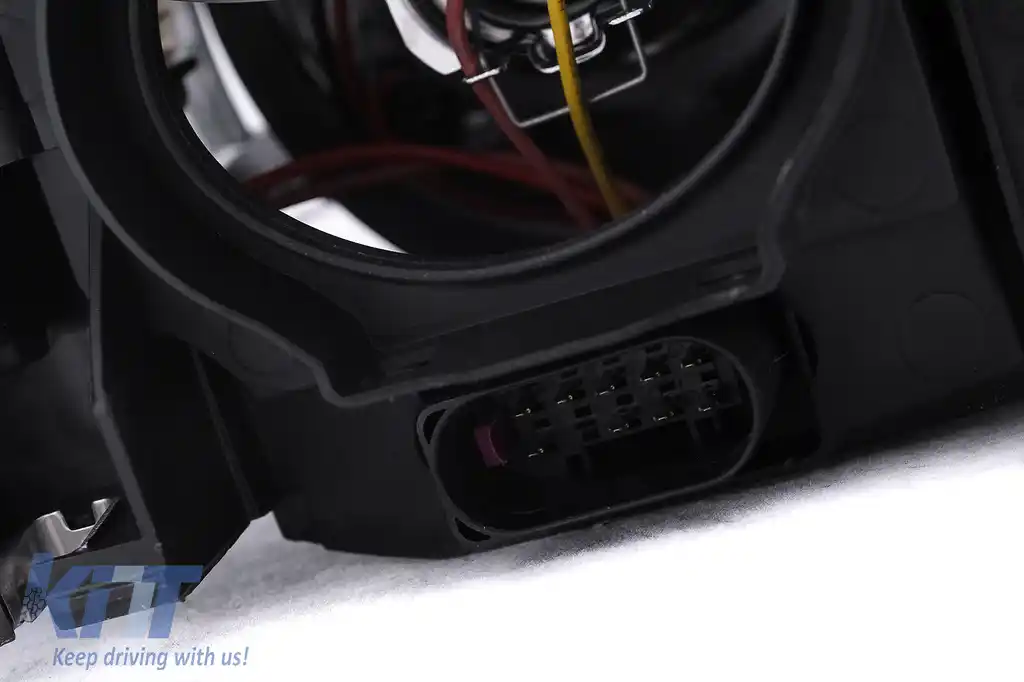 Faruri Angel Eyes compatibil cu Audi A4 B7 (11.2004-03.2008) Negru-image-6126762