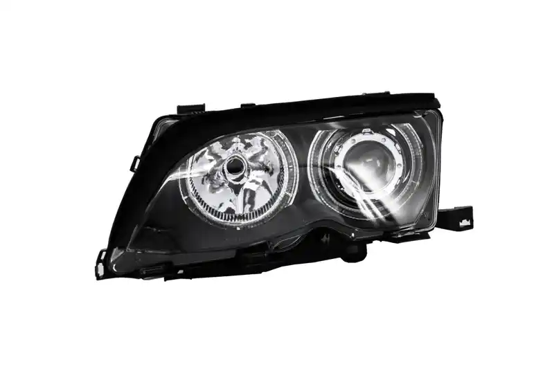Faruri Angel Eyes compatibil cu BMW Seria 3 E46 (2001-2004) Black Edition-image-6017301