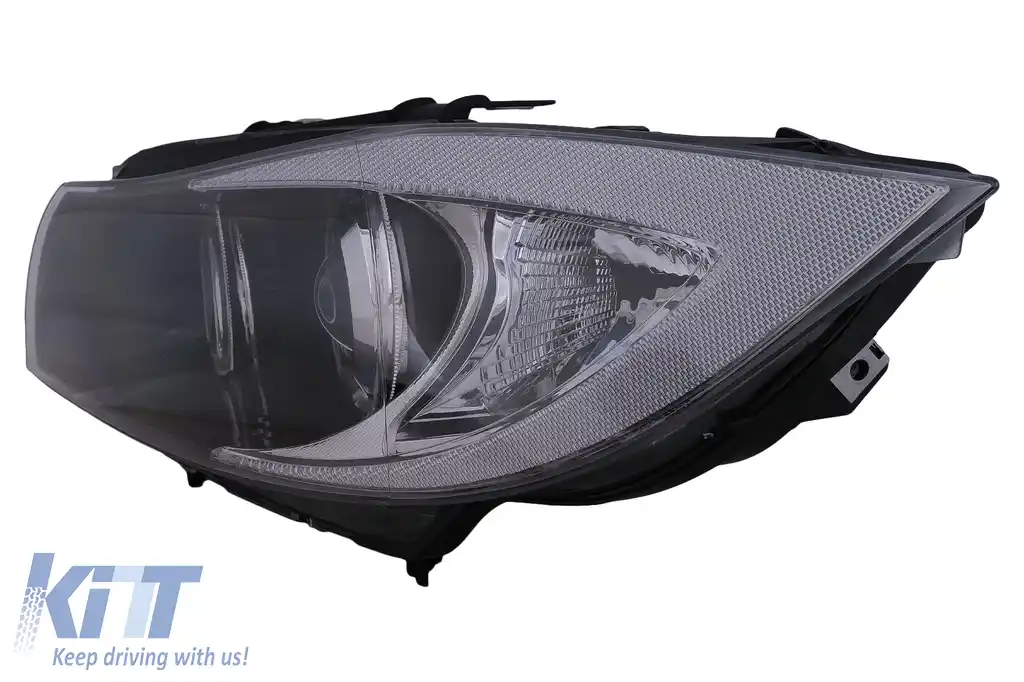 Faruri Angel Eyes compatibil cu BMW Seria 3 E90 Sedan E91 Touring (03.2005-2011) Negru-image-6117359