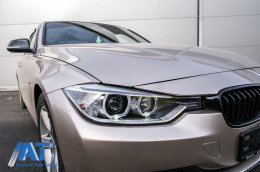 Faruri Angel Eyes compatibil cu BMW Seria 3 F30 F31 (2011-2015) Xenon look-image-6078299