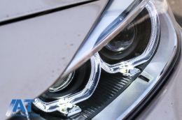 Faruri Angel Eyes compatibil cu BMW Seria 3 F30 F31 (2011-2015) Xenon look-image-6078301